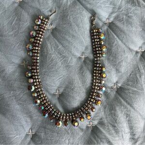 Elegant Multicolor Crystal Necklace